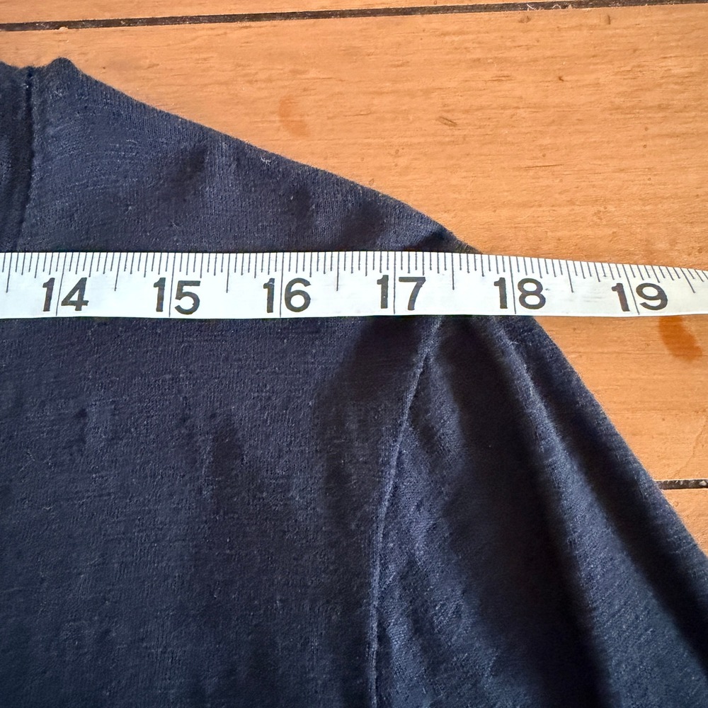 Chicos The Ultimate Tee Black 3/4 Sleeve Pocket T-Shirt Cotton Modal Plus Size 4 - Picture 6 of 7